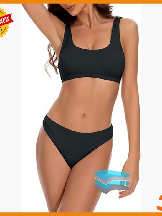 Other - Leakproof Period Bikini Set with UPF50+ Quick-Dry Fabric for Swimming